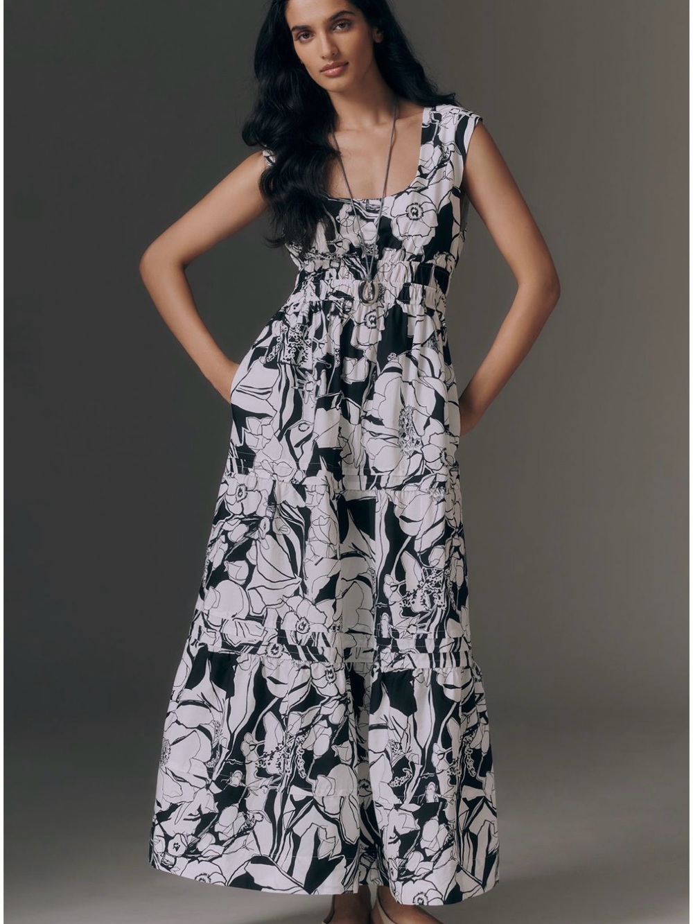 Anthropologie Somerset Sleeveless Maxi Dress